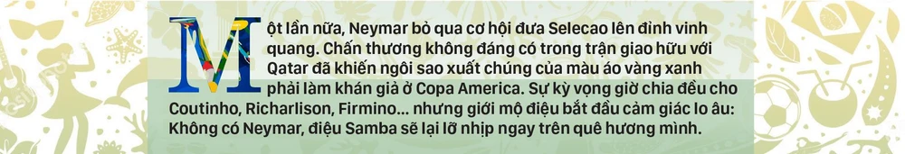 Bảng A: BRAZIL khi Coutinho phải thế vai Neymar ảnh 1 Bảng A: BRAZIL khi Coutinho phải thế vai Neymar ảnh 1