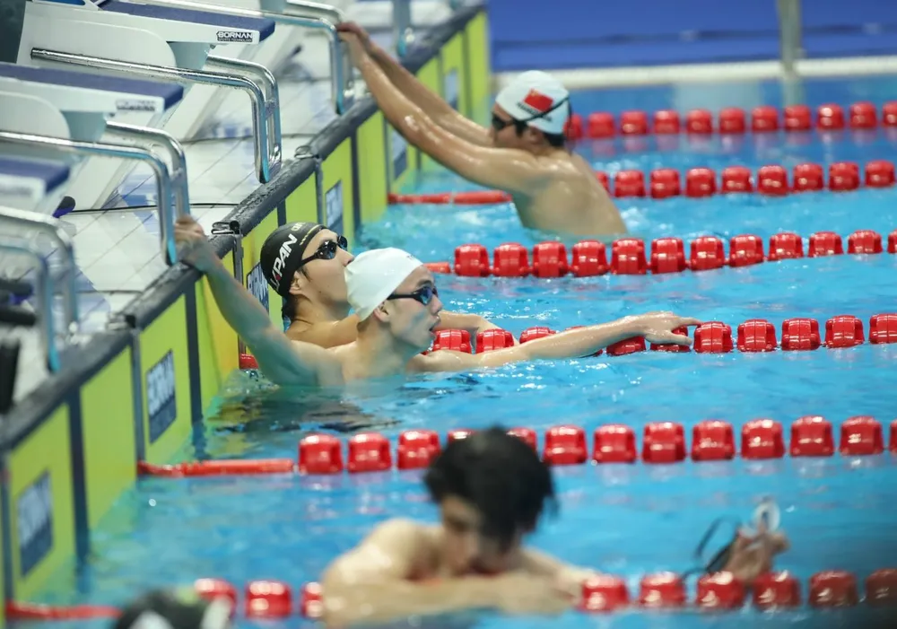 Nguyễn Huy Hoàng về hạng 4 và vượt chuẩn B Olympic 1.500m tự do nhưng