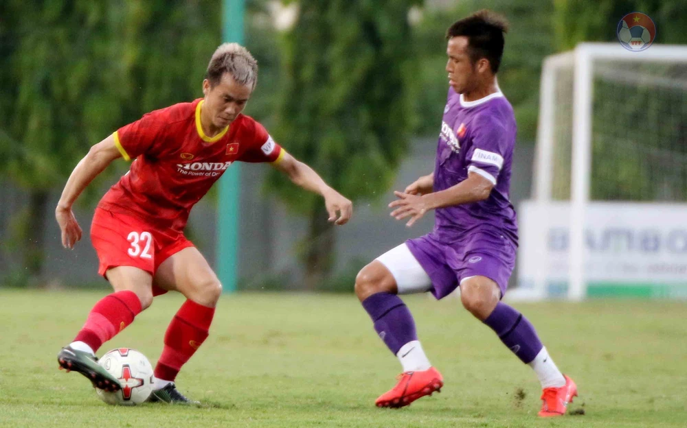 Đội tuyển Việt Nam hạ đàn em trong hai trận giao hữu nội bộ ảnh 1 Đội tuyển Việt Nam hạ đàn em trong hai trận giao hữu nội bộ ảnh 1