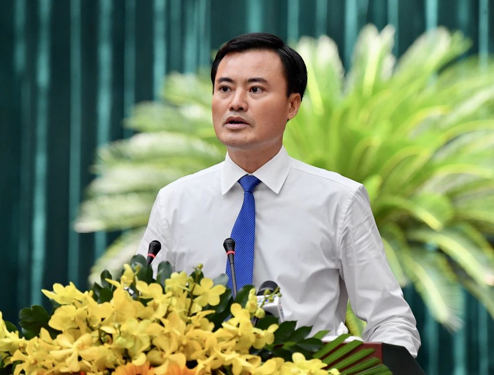 Được giới thiệu bầu Phó Chủ tịch UBND TPHCM, đồng chí Bùi Xuân Cường cam kết tập trung ưu tiên 3 nhóm công việc chính ảnh 1 Được giới thiệu bầu Phó Chủ tịch UBND TPHCM, đồng chí Bùi Xuân Cường cam kết tập trung ưu tiên 3 nhóm công việc chính ảnh 1