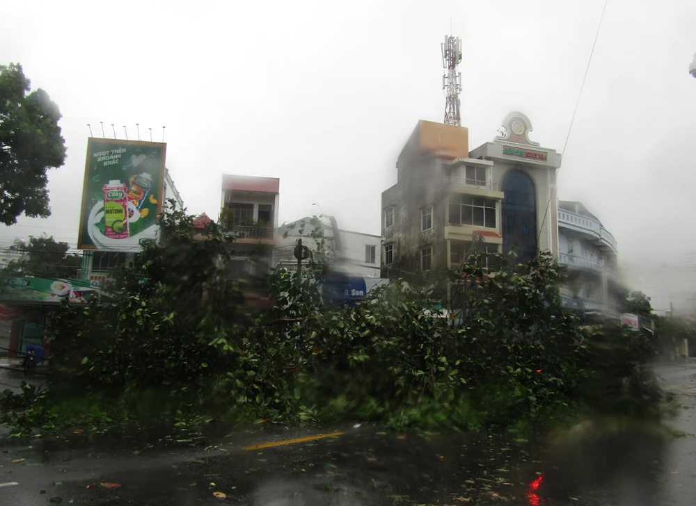 Vũng Tàu mưa lớn, gió giật mạnh, Khánh Hòa - Ninh Thuận ngập lụt, đường sắt tê liệt ảnh 3 Vũng Tàu mưa lớn, gió giật mạnh, Khánh Hòa - Ninh Thuận ngập lụt, đường sắt tê liệt ảnh 3