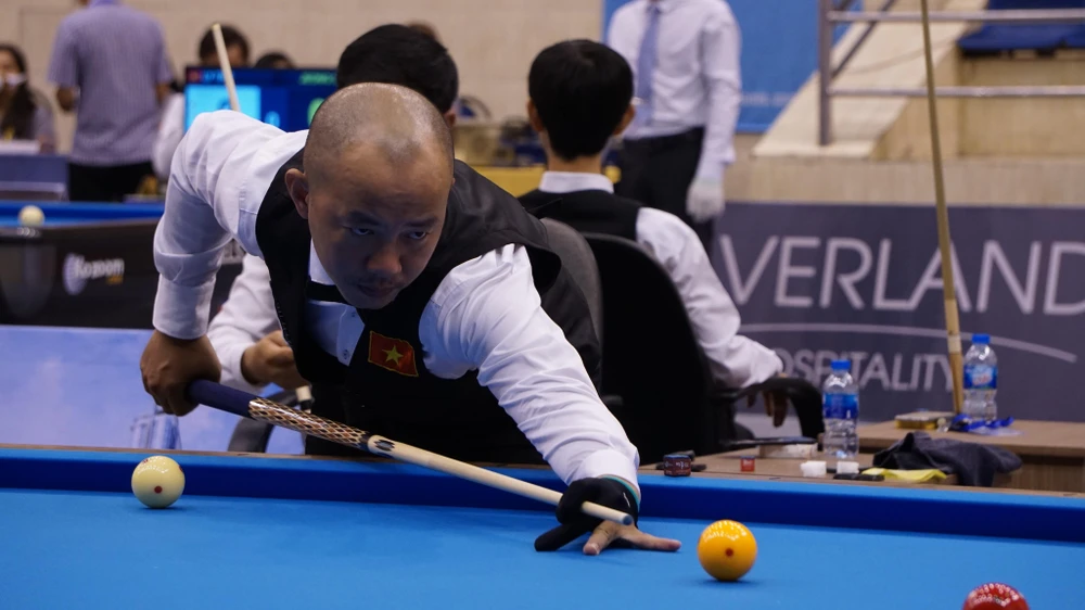 Mã Minh Cẩm hạ gục nhà vô địch thế giới tại World Cup carom 3 băng ảnh 1 Mã Minh Cẩm hạ gục nhà vô địch thế giới tại World Cup carom 3 băng ảnh 1
