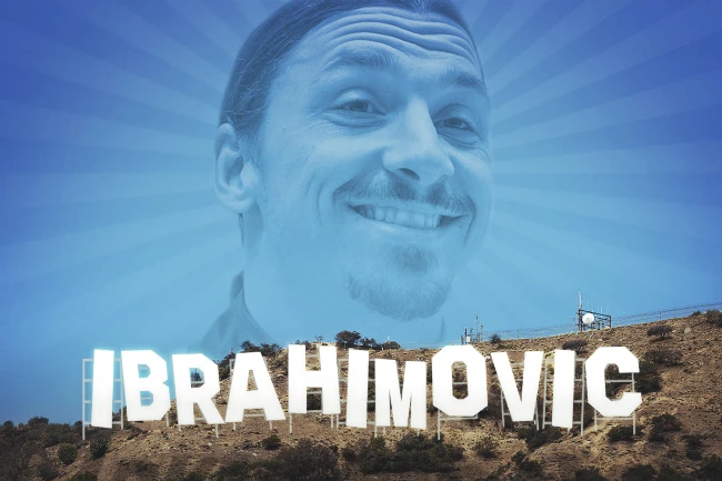 Ibrahimovic muốn trở thành một ngôi sao màn bạc. Ảnh: Bleacher Report