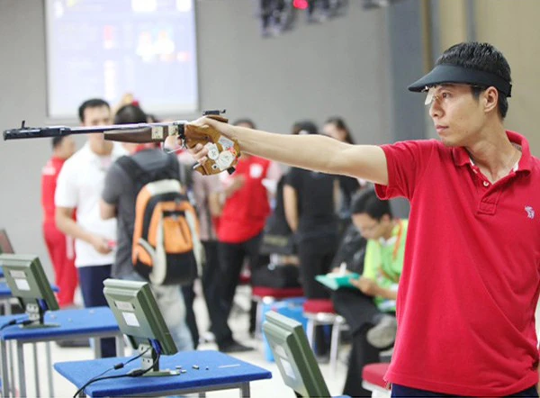 Xạ thủ Trần Quốc Cường chưa thể giúp bắn súng Việt Nam giành vé dự Olympic Tokyo 2020.