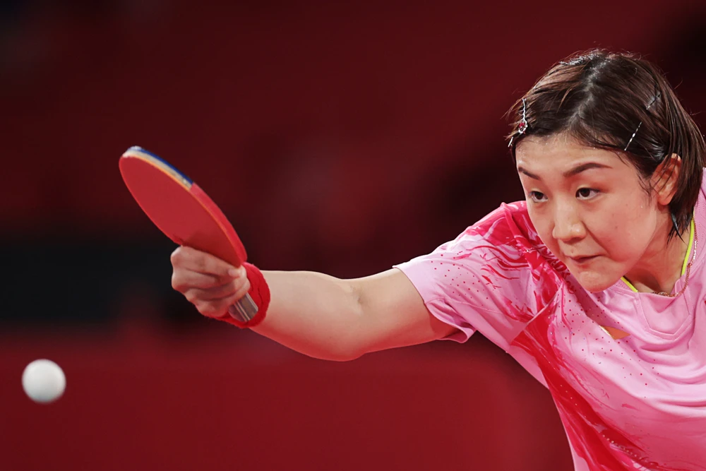 Tay vợt Chen Meng đoạt HCV đơn nữ bóng bàn.