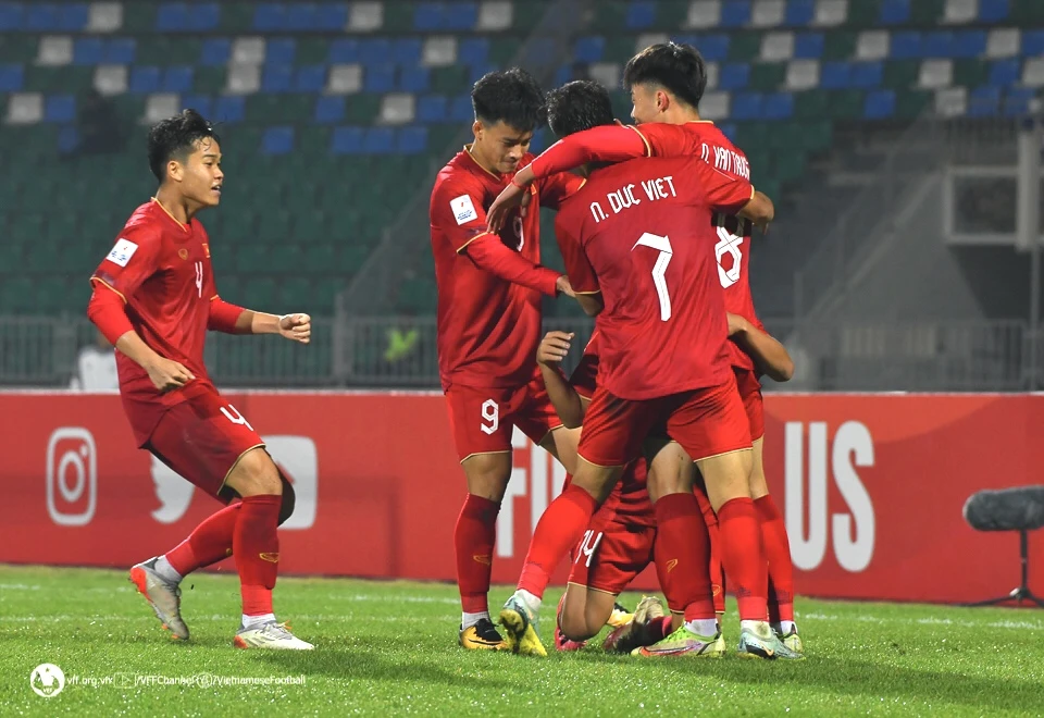 U20 Việt Nam đến gần với vòng Tứ kết VCK U20 châu Á 2023