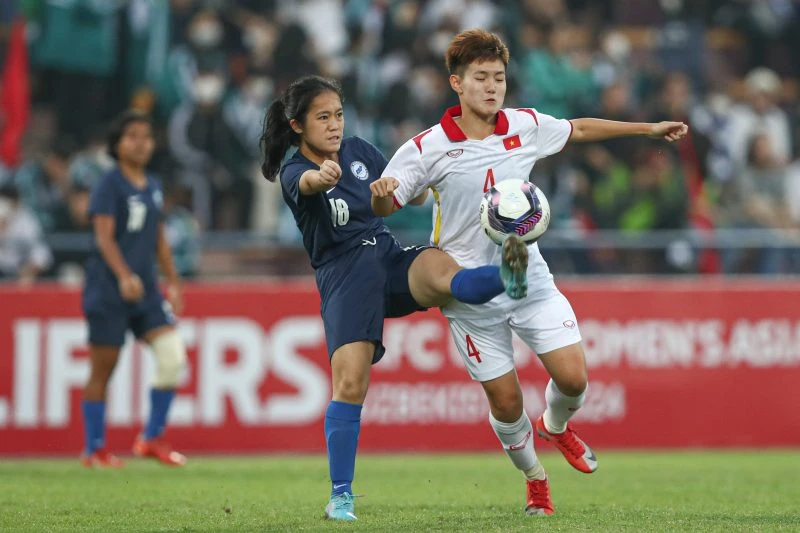 Đội U20 nữ Việt Nam giành ngôi đầu bảng F ở vòng loại 1