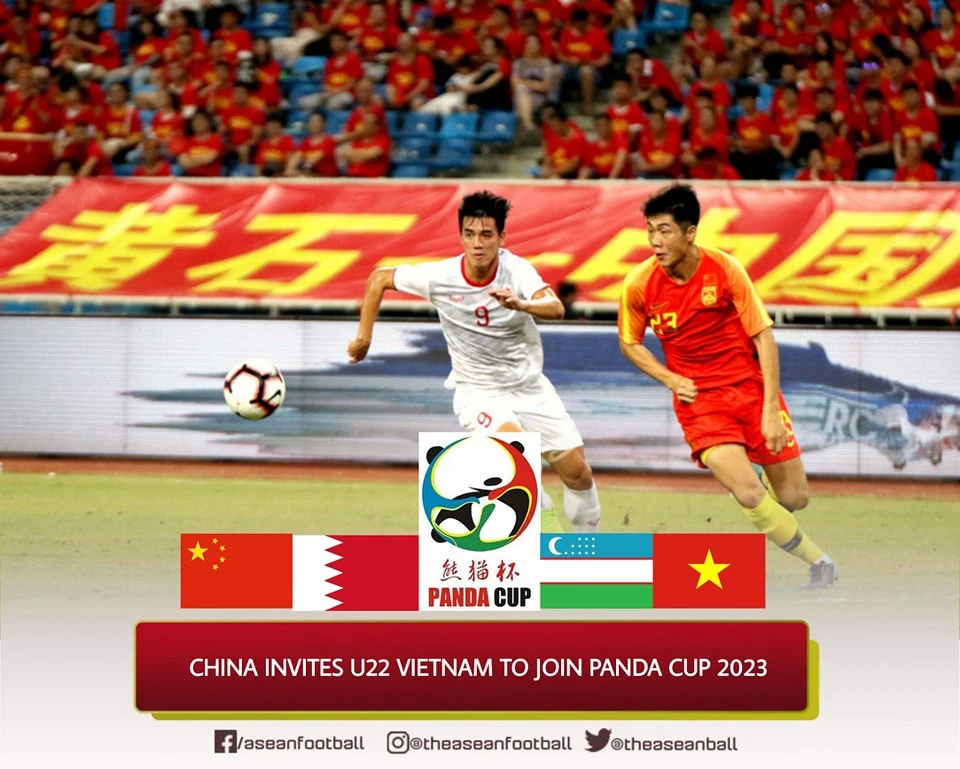 Đội tuyển U22 Việt Nam tham dự giải quốc tế Panda Cup 2023 tại Trung Quốc