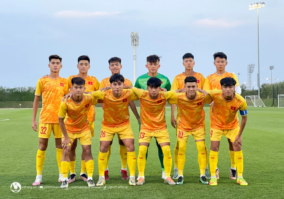 Đội hình xuất phát của U17 Việt Nam