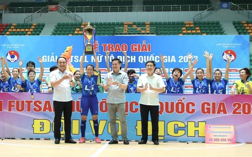 Thái Sơn Nam TPHCM giành chiến thắng thuyết phục tại giải futsal nữ VĐQG 2023