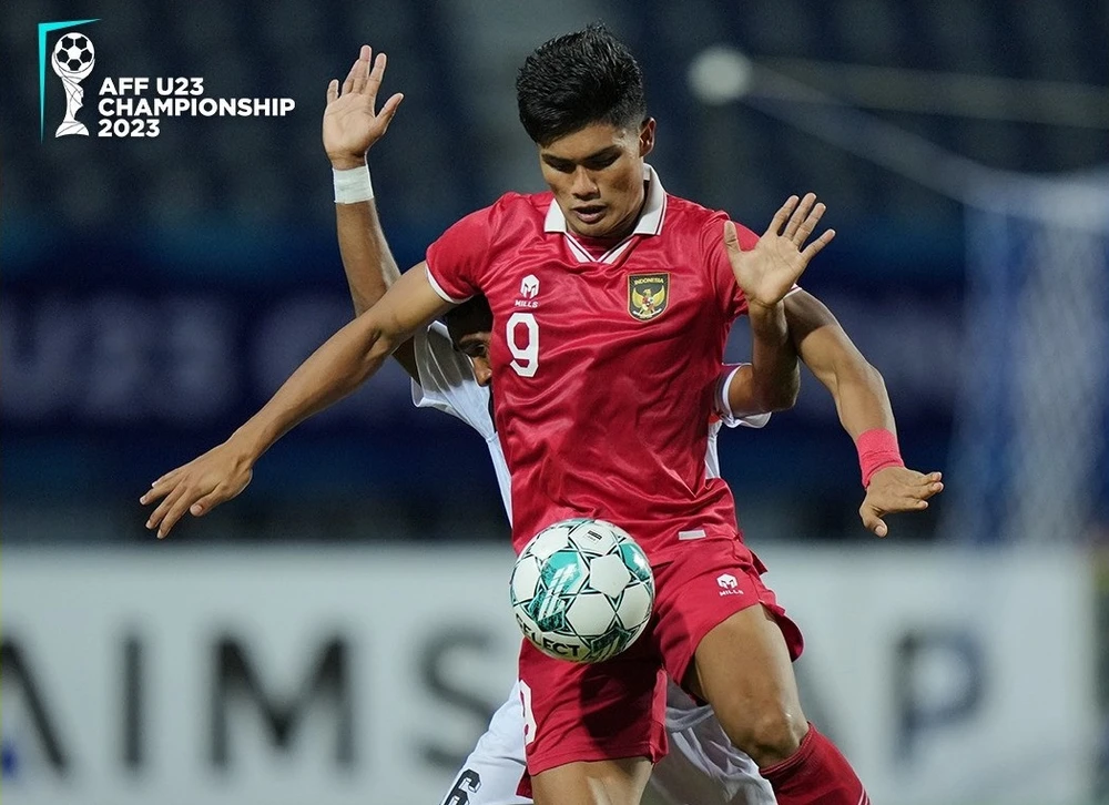 U23 Indonesia tự làm khó mình trong cuộc đua tranh ngôi đầu bảng B. Ảnh: Aseanfootball