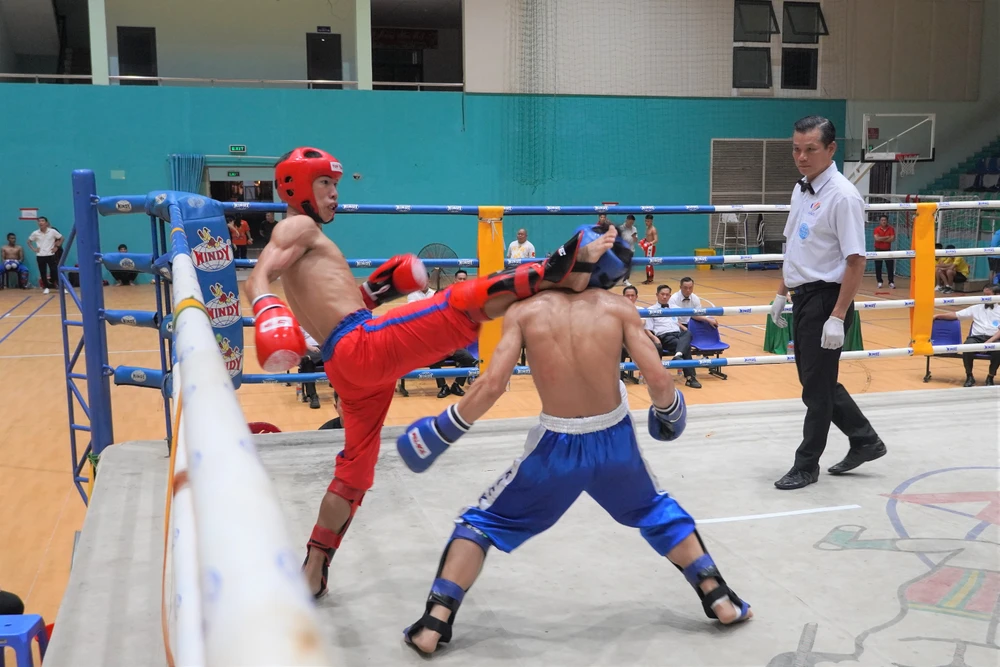 Thành phố Vũng Tàu thường xuyên đăng cai giải các đội mạnh kickboxing toàn quốc. Ảnh: BTC