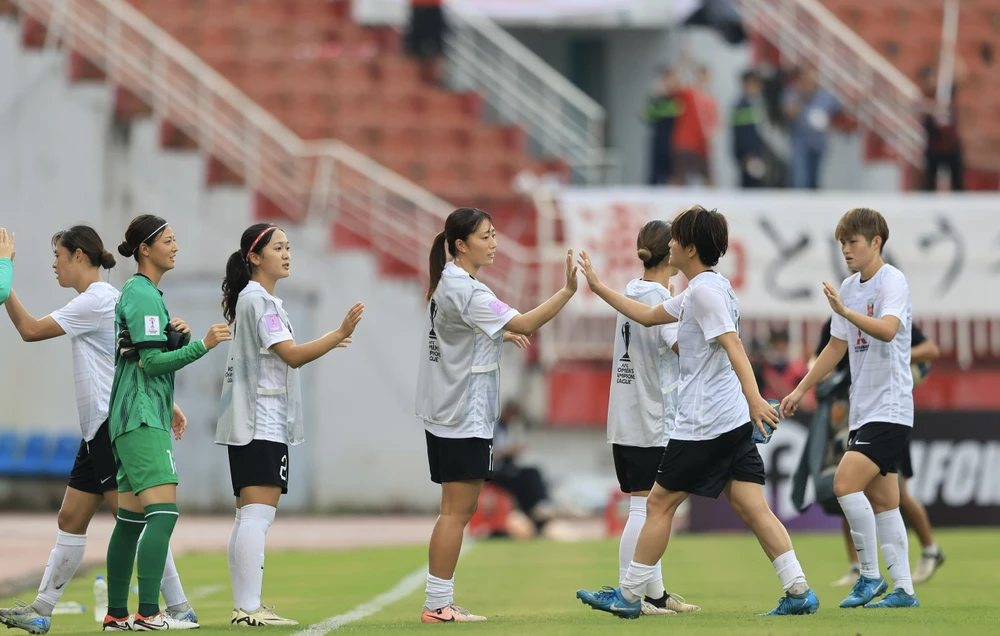 Urawa Red Diamonds gây ấn tượng với chiến thắng 17-0 ở trận ra quân AFC Women's Champions League 2024-2025. ẢNH: DŨNG PHƯƠNG