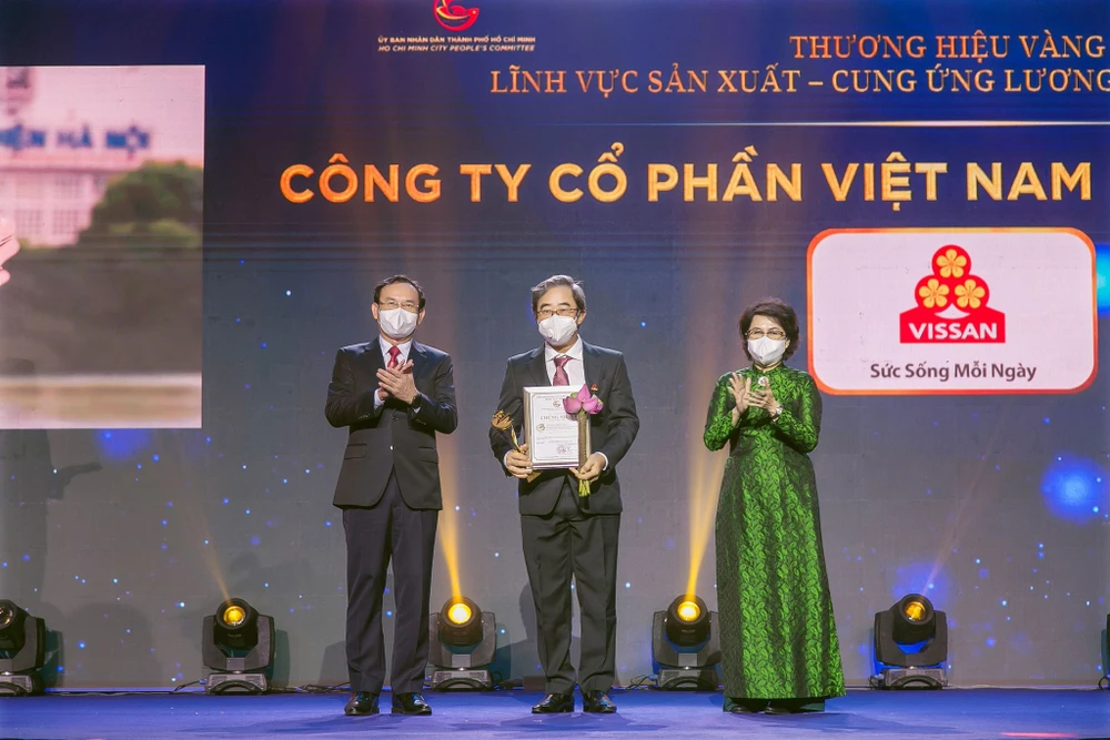 VISSAN đạt giải “Thương hiệu vàng TPHCM năm 2021“