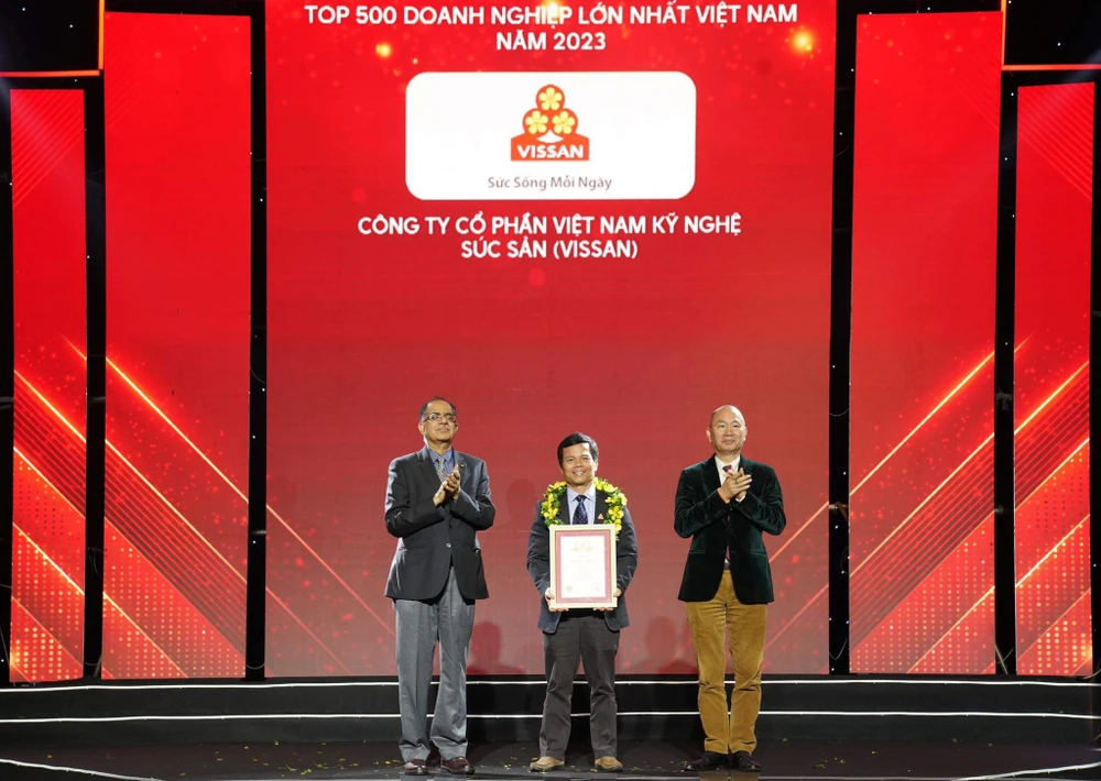 VISSAN nhận danh hiệu Top 500 DN lớn nhất Việt Nam
