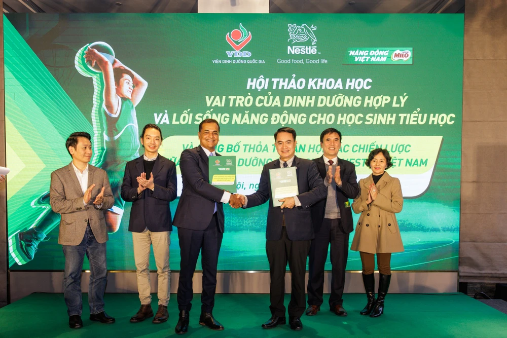 Viện Dinh dưỡng và Nestlé Việt Nam ký thoả thuận hợp tác 