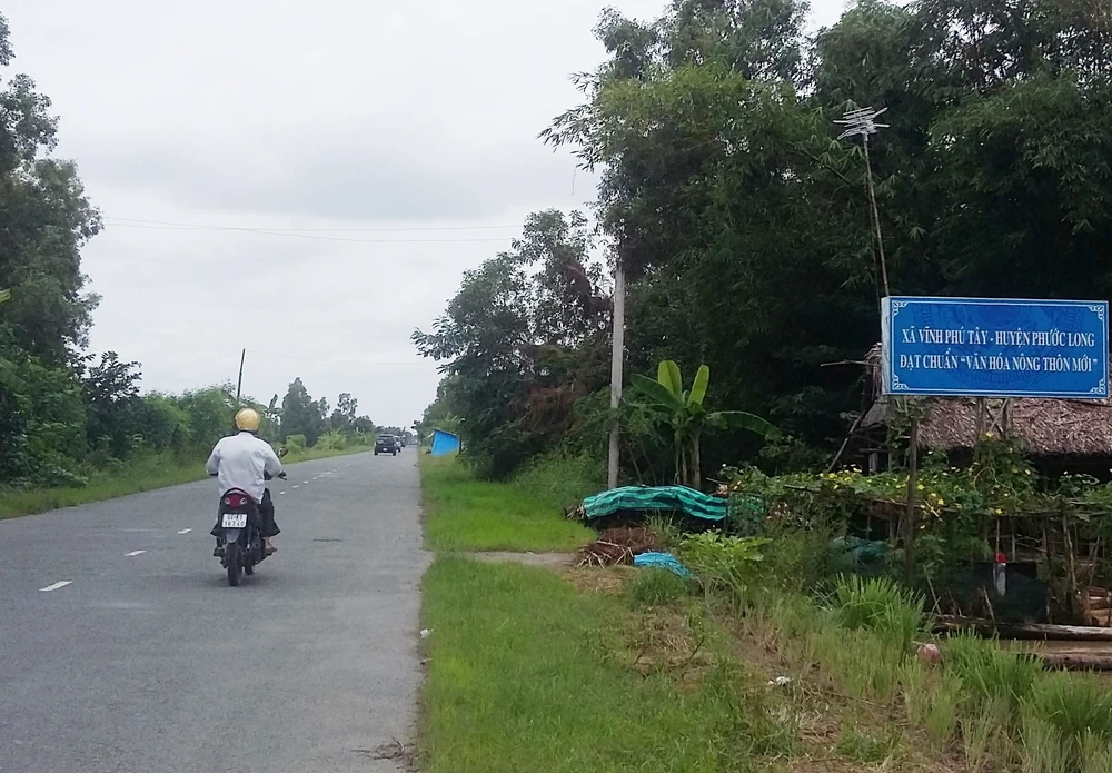 Xã Vĩnh Phú Tây (huyện Phước Long) đạt chuẩn "Văn hóa nông thôn mới"