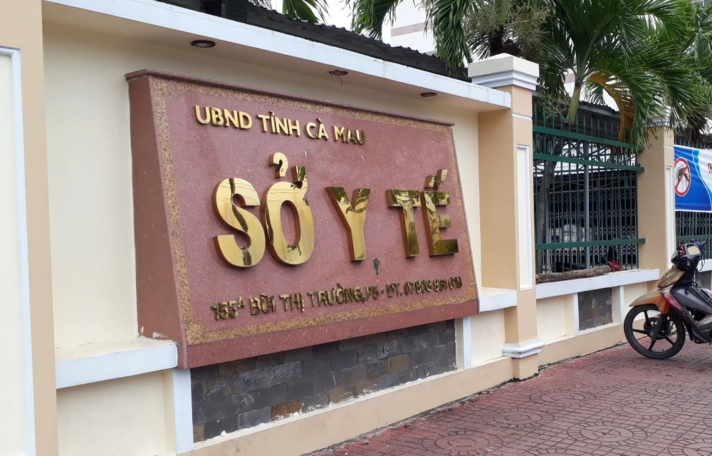 Trụ sở Sở Y tế Cà Mau