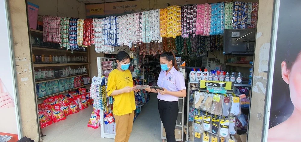 Chị Nguyễn Thị Trúc Ly, nhân viên bán hàng khu vực Quận 9 (nay là TP.Thủ Đức) Công ty Unilever 