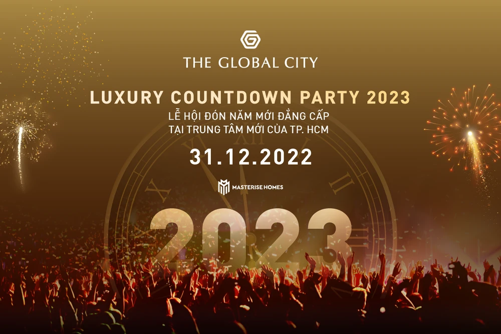 Lễ hội đếm ngược đón năm mới – “Luxury Countdown Party” kết hợp màn trình diễn nhạc nước, pháo hoa, đại nhạc hội và giải trí sôi động sẽ diễn ra vào tối ngày 31-12-2022