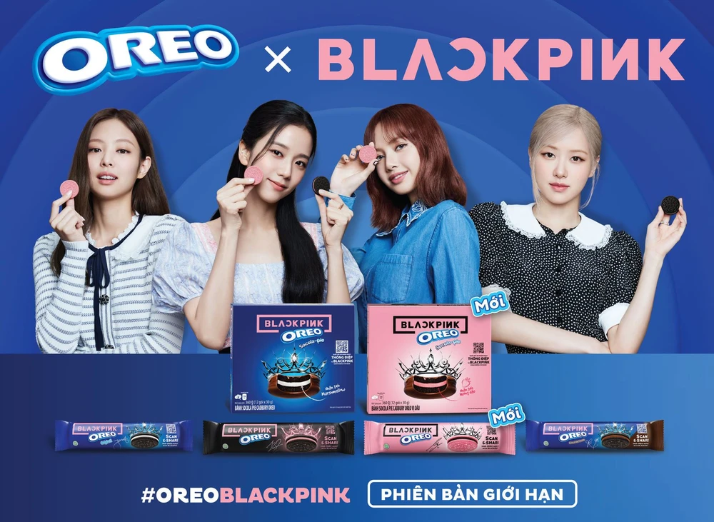 Bánh quy OREO x BLACKPINK phiên bản giới hạn đã có mặt tại thị trường Việt Nam