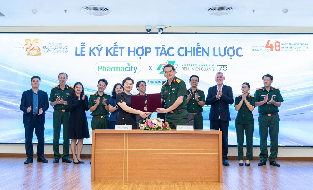 Pharmacity ký kết hợp tác chiến lược với Bệnh viện Quân y 175