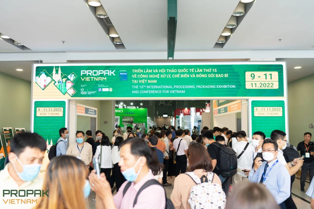 Năm nay, ProPak Vietnam 2023 dự kiến thu hút 10.500 khách tham quan