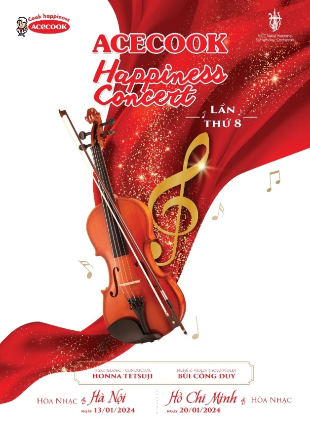 Hòa nhạc giao hưởng “Acecook Happiness Concert” với chủ đề “Thanh âm Hạnh phúc”