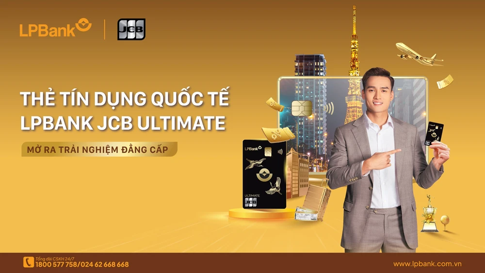 Thẻ tín dụng quốc tế LPBank JCB Ultimate là hạng thẻ tín dụng cao cấp nhất mà LPBank và JCB mang đến cho khách hàng tại Việt Nam