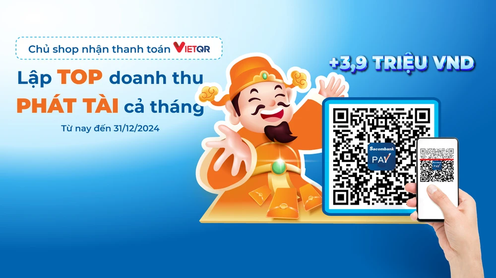 VietQR Sacombank - giải pháp nhận thanh toán tiện lợi dành cho chủ cửa hàng