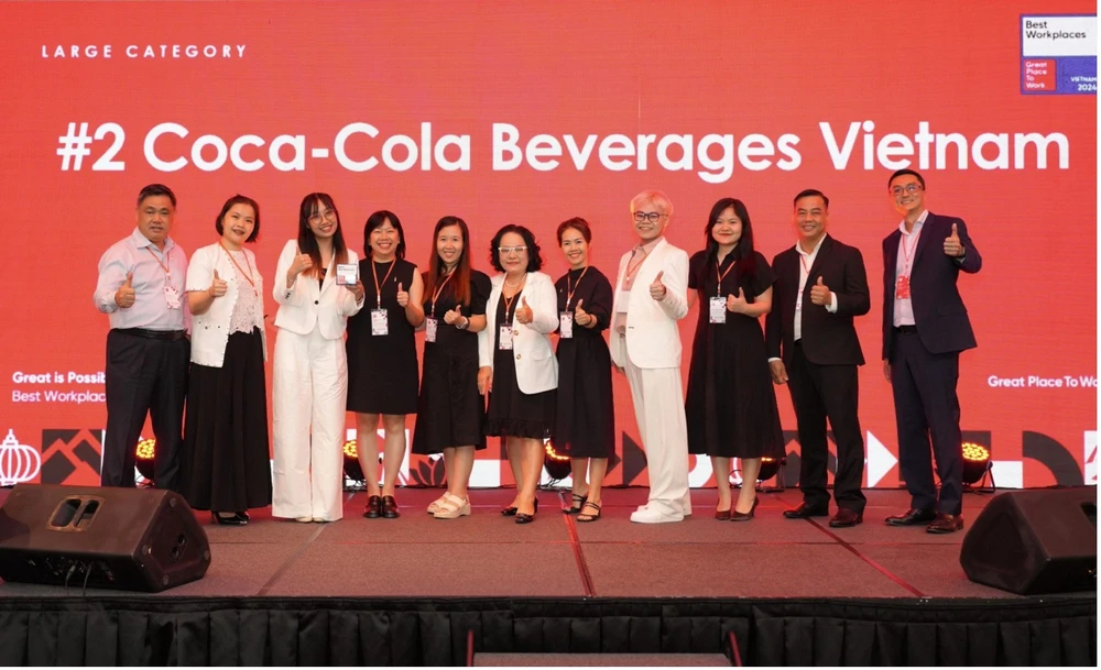 Swire Coca-Cola Việt Nam chinh phục top 2 bảng xếp hạng Nơi làm việc xuất sắc hàng đầu Việt Nam 2024