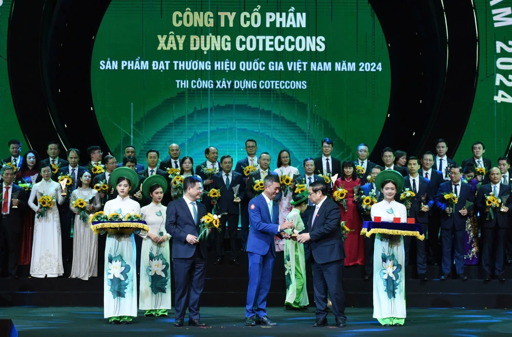 Coteccons được công nhận là Thương hiệu Quốc gia Việt Nam 2024