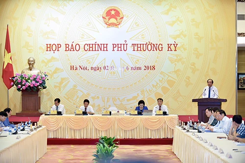 Họp báo Chính phủ ngày 2-6