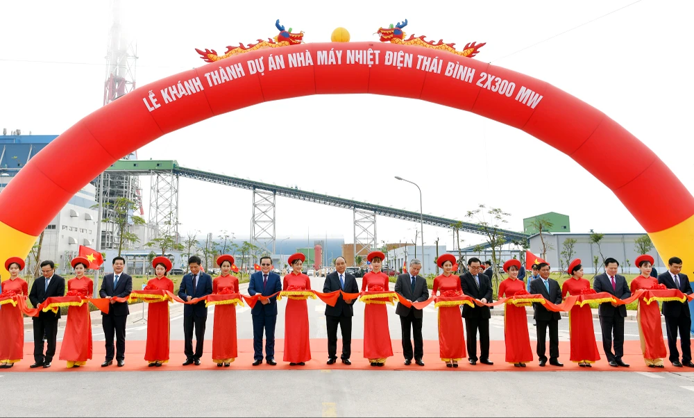 Thủ tướng dự khánh thành dự án Nhà máy Nhiệt điện Thái Bình 1