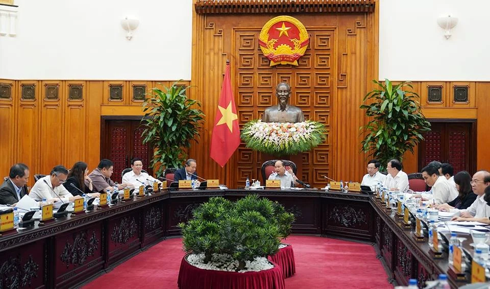 Thủ tướng chủ trì cuộc họp của Thường trực Chính phủ ngày 11-4