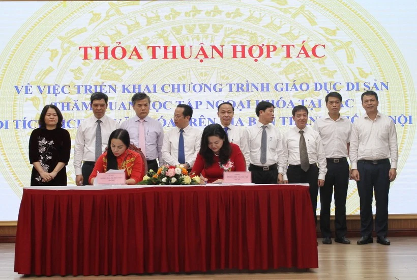 Sở GD-ĐT Hà Nội ký kết thỏa thuận hợp tác với Sở Văn hóa và Thể thao Hà Nội