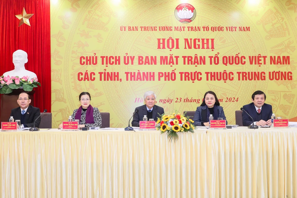 Hội nghị Chủ tịch Ủy ban Mặt trận Tổ quốc Việt Nam các tỉnh, thành