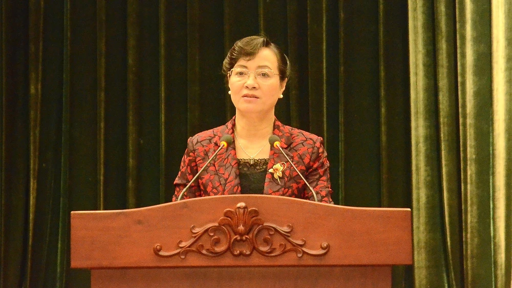 Chủ tịch HĐND TPHCM Nguyễn Thị Quyết Tâm khẳng định: "TPHCM không tăng thuế, phí tràn lan"