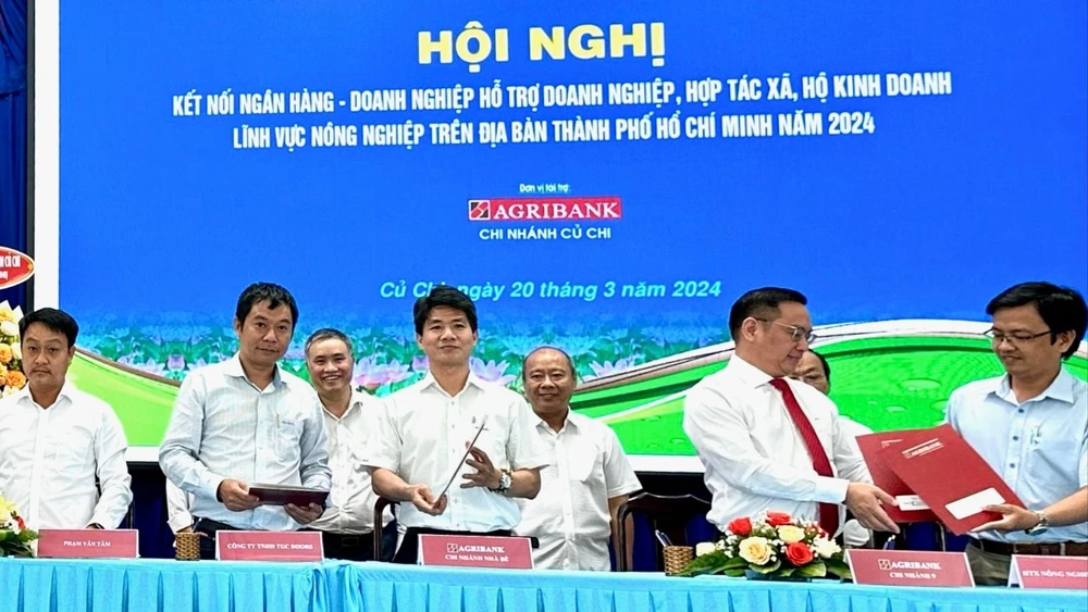 Hội nghị Kết nối ngân hàng - doanh nghiệp TPHCM năm 2024 tổ chức tại huyện Củ Chi mới đây