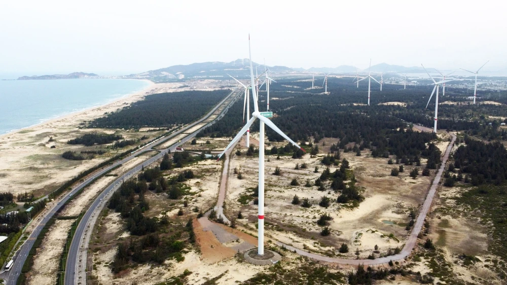 Các dự án điện gió đang hoạt động hiệu quả ở ven biển Bình Định