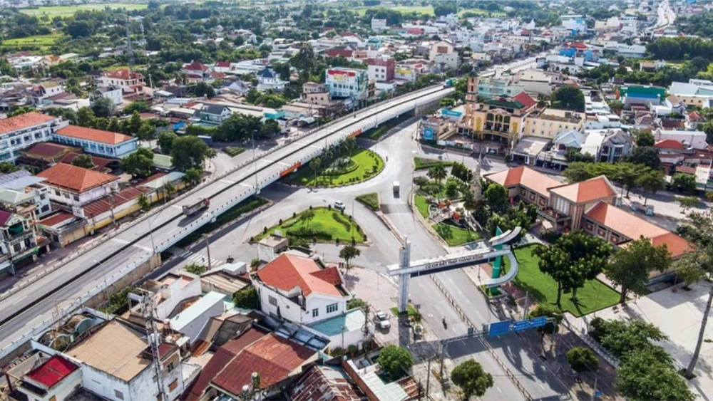 Một góc trung tâm huyện Củ Chi