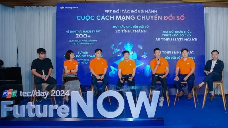 Tập đoàn FPT họp báo công bố tổ chức FPT Techday 2024 .