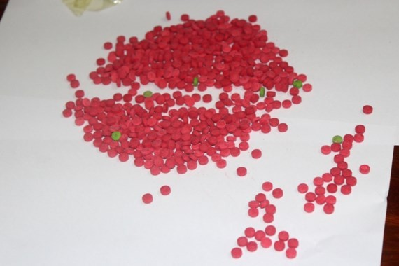 The drug tablets are seized (Photo: SGGP)