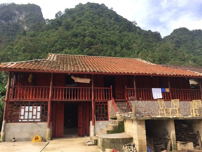 Homestay of Hoamg Ngoc Kim in Phia Thap village, Cao Bang province (Photo: VNA)