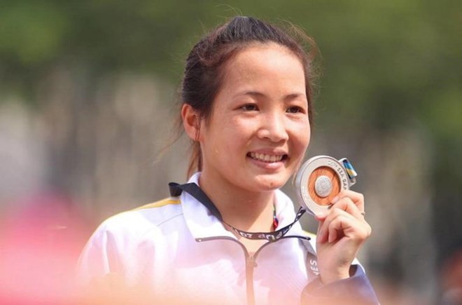 Vietnamese runner Hoang Thi Thanh (Photo: VNA)