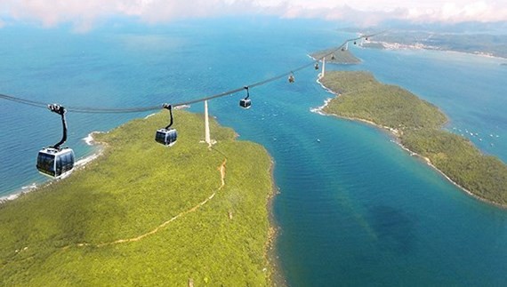 World’s longest cable car ride Hon Thom is put into operation in Phu Quoc island District (Photo: SGGP)