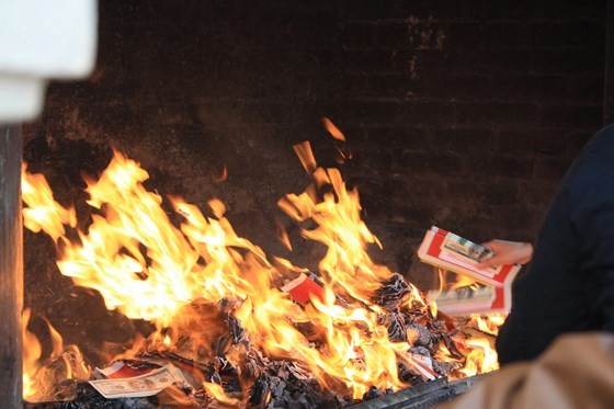 Buddhist Sangha proposes eliminating votive paper burning