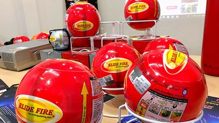 New convenient firefighting balls introduced