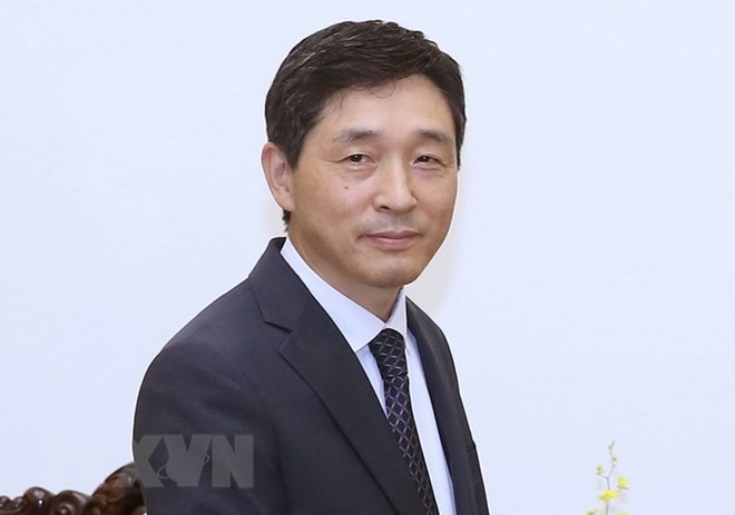Outgoing Ambassador of the Republic of Korea (RoK) to Vietnam Lee Hyuk (Photo: VNA)
