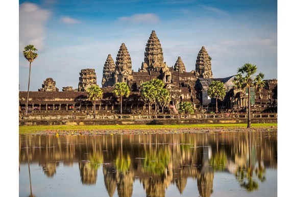 A tourist attraction in Cambodia (Photo: SGGP)